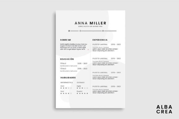 Download Minimalist Resume Template Illustrator - Premium Bundle