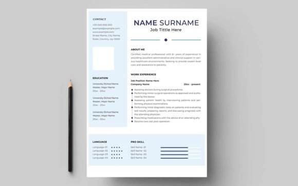 Download Minimalist Resume Template Design - Premium Resources